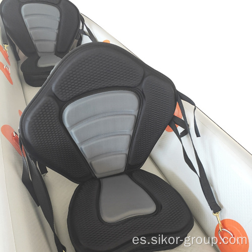 En stock, fabricación al por mayor de kayak, dos colores de los asientos de persona se pueden personalizar kayak